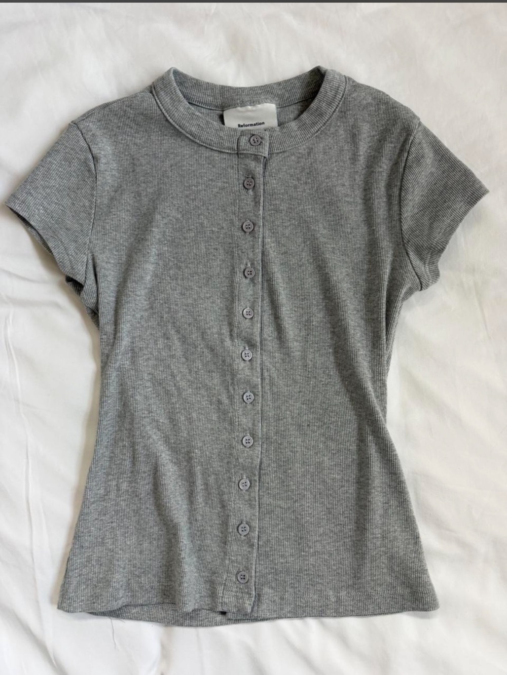 Reformation Raelynn Knit Top Size Small